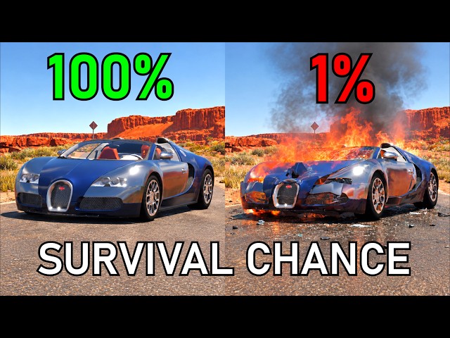 Realistic Survival Chance Crashes #32 | BeamNG.drive