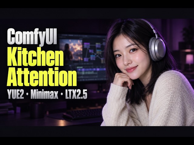 ComfyUI September Update｜Kitchen Attention Native Support, Yue2, Minimax, LTX2.5