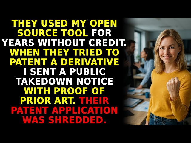They Tried to Patent My Open-Source Code—So I Destroyed Their Reputation 💼 #OfficeRevenge
