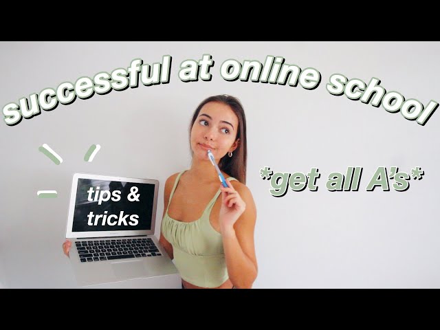 HOW TO BE SUCCESSFUL AT ONLINE SCHOOL *my tips + tricks*