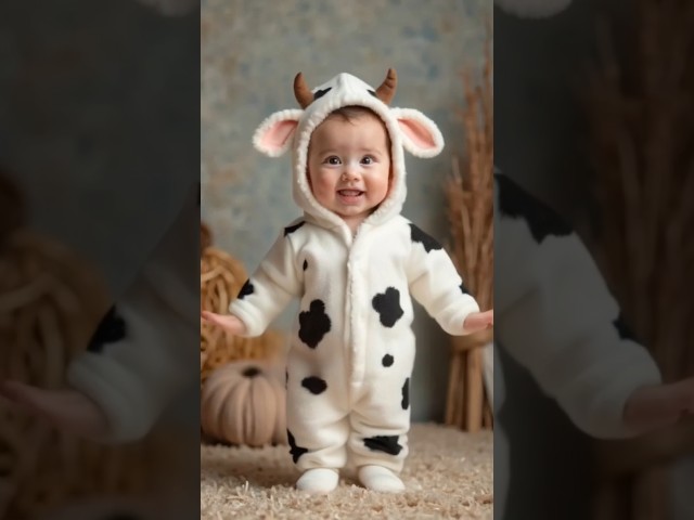 Lindo bebe bailando 🤩🐮 #lavacalola #cancionesinfantiles #kidssong #cute #shorts