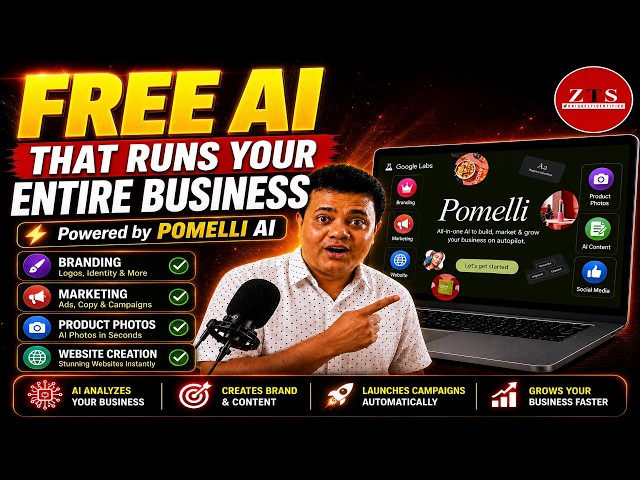 🚀 FREE AI That Runs Your Entire Business | Pomelli AI Does It All Automatically!
