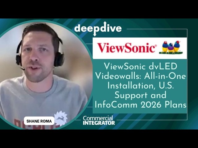 ViewSonic dvLED Videowalls: All-in-One Installation, U.S. Support and InfoComm 2026 Plans