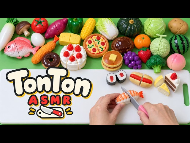 Toy Vegetable Cutting Sounds for Sleep 🥕
