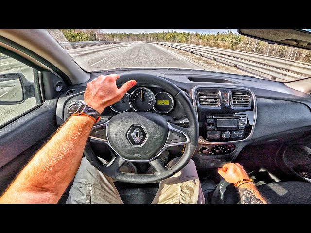 2019 Renault Logan 1.6 MT - POV TEST DRIVE