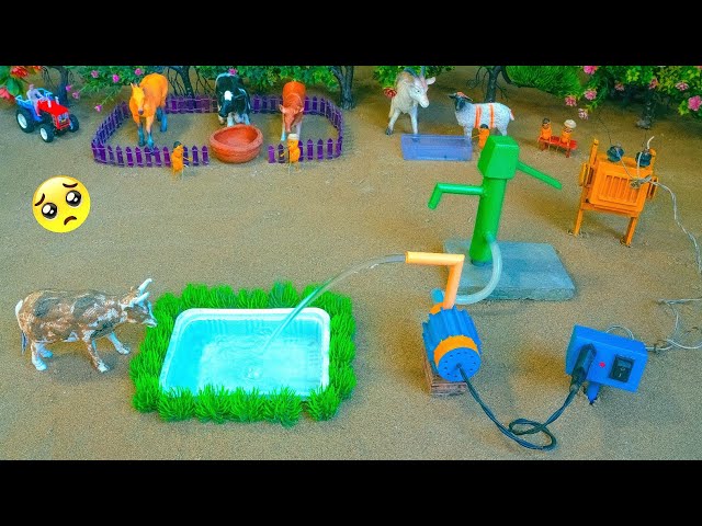 diy mini motor water pump science project | Mini hand pump | @sanocreator