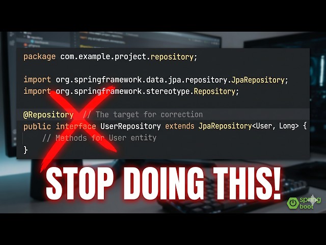 Stop Using @Repository in Spring Boot! (Here's Why)