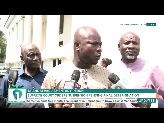🚨BREAKING: Supreme Court HALTS Kpandai rerun - The Full Details | Channel One News