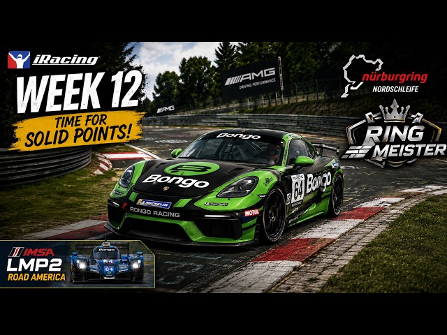 Week 12: Time For Solid Points! | GT4 at Nords & LMP2 at Road America