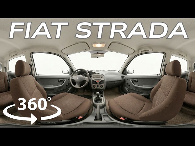 Classic 1998 Fiat Strada - Complete Interior and Exterior