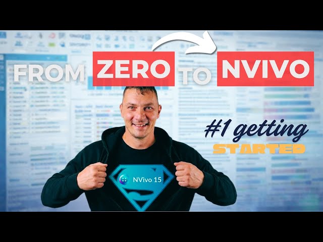 Data analysis in NVivo15: Starting new project, Importing and Organising data