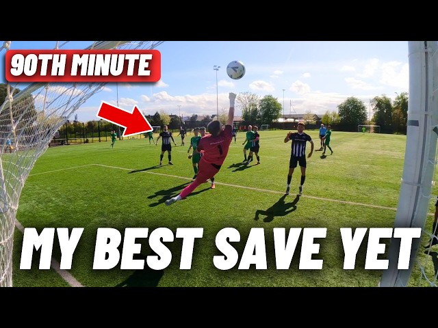 My BEST save in our BIGGEST GAME YET!! (Goalkeeper POV)