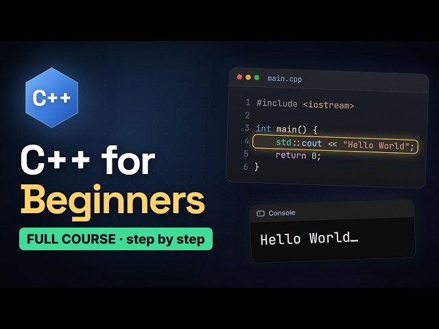 C++ for Beginners – the fundamentals, step by step (Part 1)