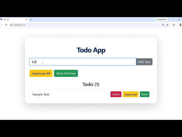 Todo app using react and JavaScript | todo app #webdevelopment #mernstackproject #code #programming