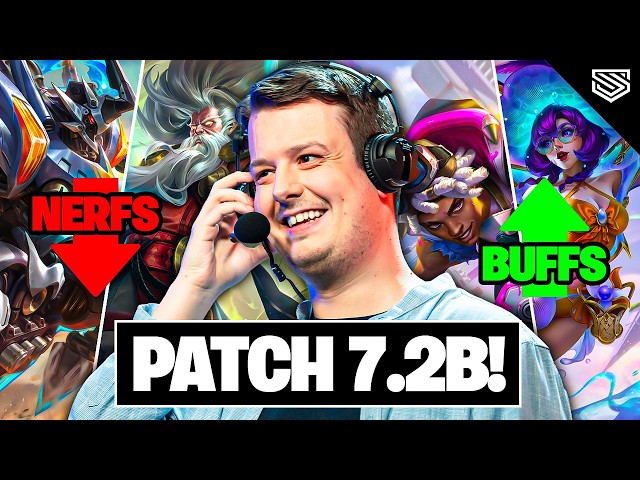 Wild Rift 7.2B Patch Notes Breakdown - HUGE BUFF TO CRIT ADCS!