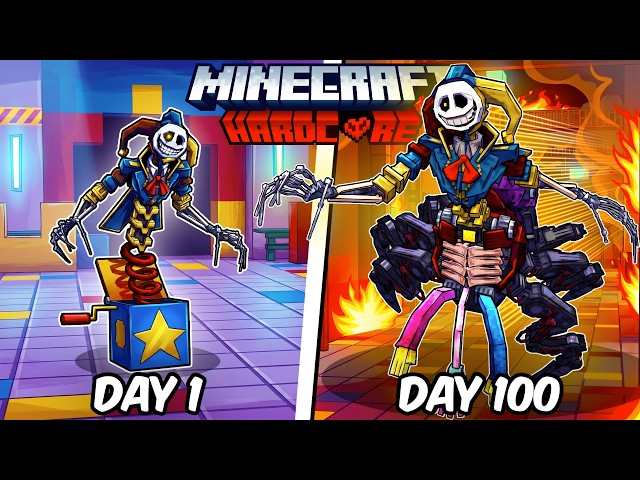 I Survived 100 Days as THE PROTOTYPE in Hardcore Minecraft!