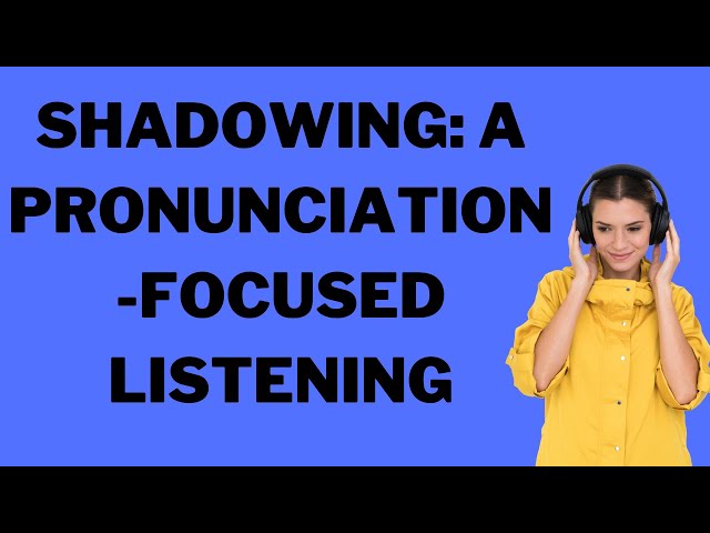 Shadowing: American English Listening and Speaking Practice | Repeat After Me