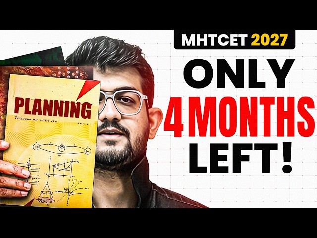🚨 99+%ile in MHTCET 1st Attempt? Follow This Strategy from August! 🔥 #mhtcet2027