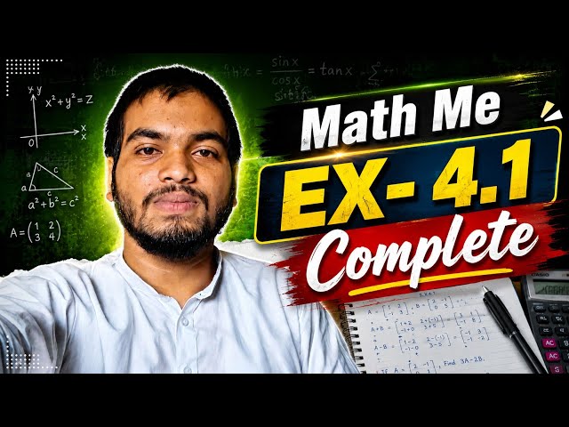 Day-65 II  Math Me EX- 4.1 Complete #maths #chapter4 