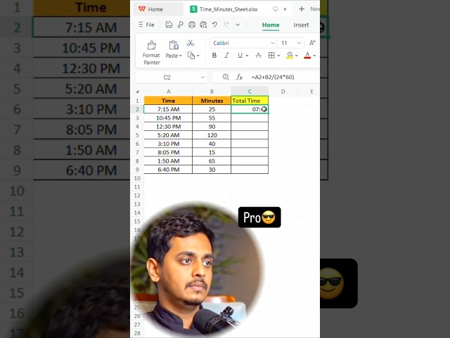 How to Add Time (Hours + Minutes) in Excel Without Errors ⚡#excel #office #spreadsheet