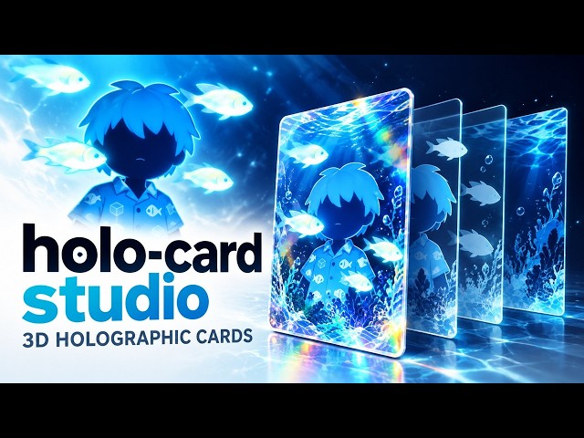 Holo Card Studio GitHub Overview: Holographic and Lenticular 3D Cards