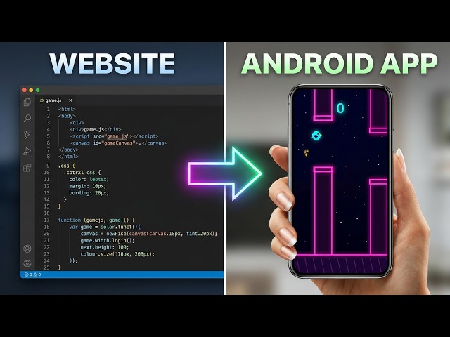 Turn ANY HTML Website into an Android APPFREE & No Coding!