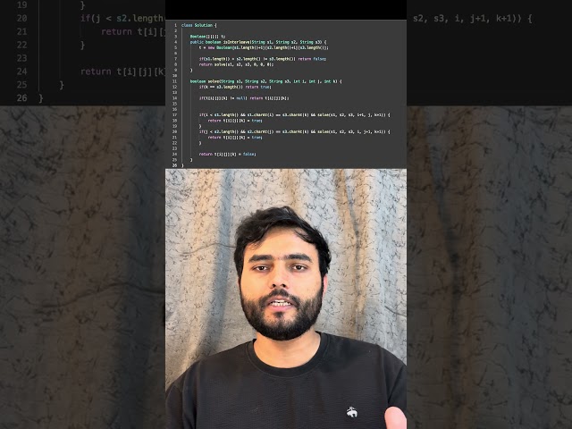 Day 14/365 - LeetCode QS 97. Interleaving String