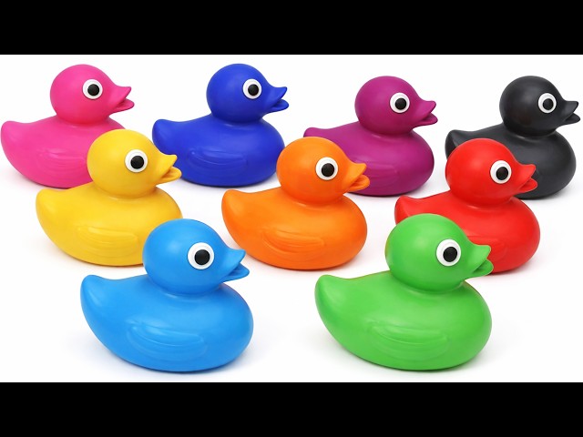 Satisfying Video l How to Make Rainbow Bathtubs into Mixing Slime with Glitter Pool Cutting ASMR 8