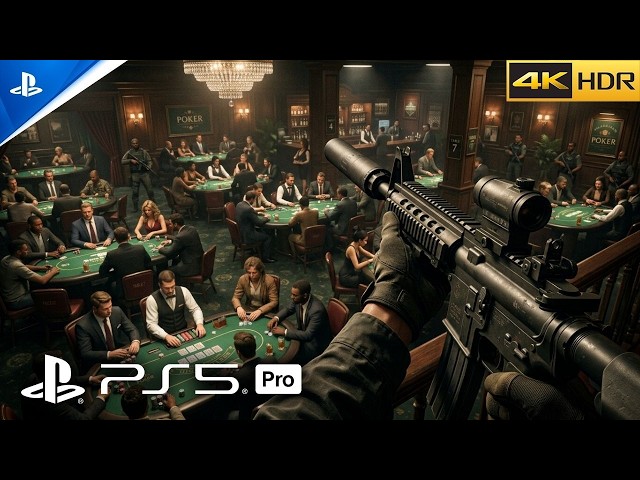 (PS5 PRO) High Rollers | Realistic Immersive Ultra High Graphics Gameplay [4K60FPS HDR] Call of Duty