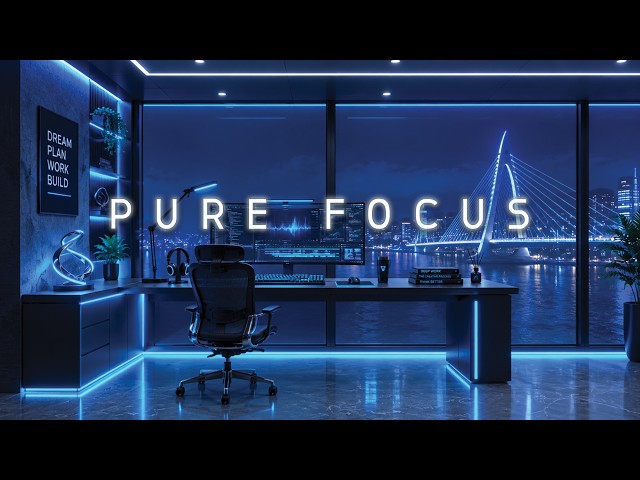 Deep Work Music ~ Atmospheric Focus Mix for Calm Study ~ Clear Thinking & Productivity