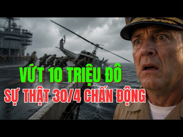 Không thể tin nổi: Vứt trực thăng xuống biển và sự thật 30/4 chấn động.