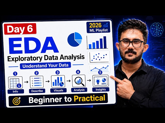 EDA in Machine Learning for Beginners | Info, Describe, Visuals & Insights