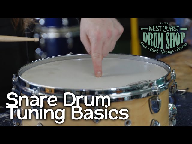 Snare Drum Tuning Lesson - Basics
