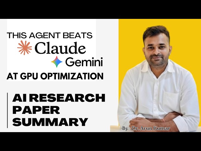 CUDA Agent Beats claude gemini at GPU Optimization #ai #llms #reinforcementlearning  #researchpaper