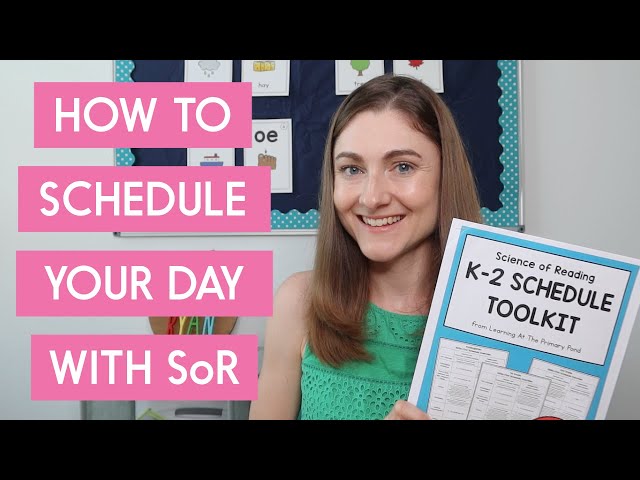 5 Tips for Creating a Daily Schedule Around the Science of Reading