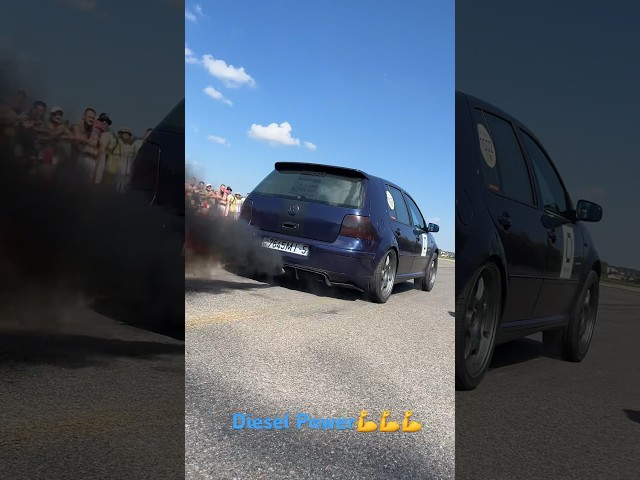 VW Golf 1.9 tdi 400+HP #dragrace #launch #tdi