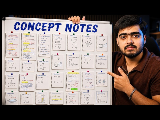 Make Concept Notes* in Physics Like TOP 1% Students | Aditya Sambyal