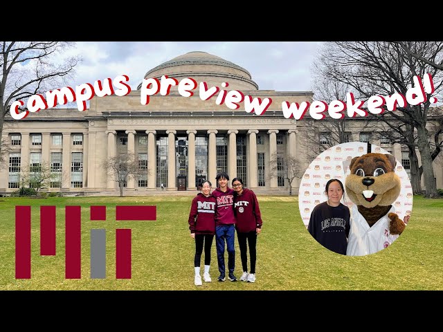 MIT Campus Preview Weekend (CPW) Vlog 2024