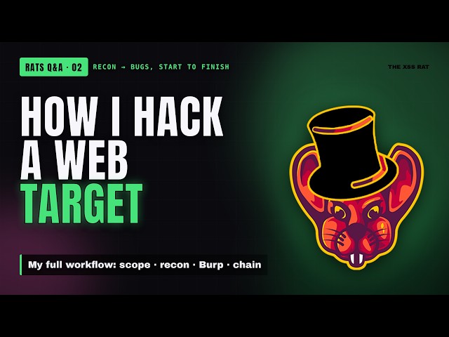 Q and A: RATS Q2 What Is A Good Web App Hacking Workflow