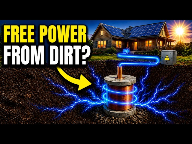 This $8 EARTH BATTERY Generates FREE Electricity from the Ground — No Solar, No Wiring!