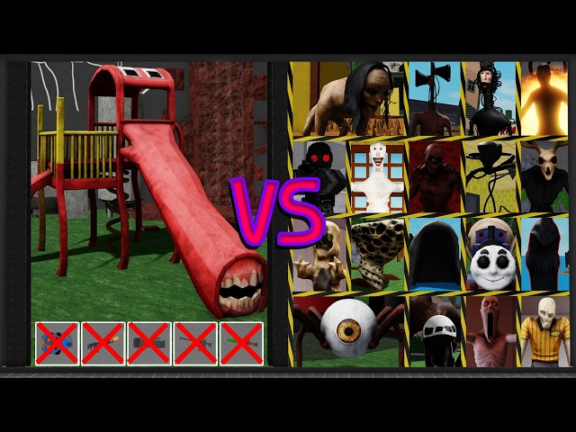 Roblox - SCP-1562  VS  All Boss in SCP MORPH