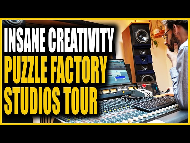 This Studio Will Blow Your Mind – Built from Scratch by One Man! - Puzzle Factory Tour