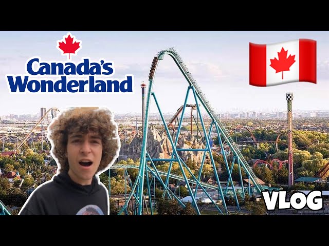 Visiting Canada’s LARGEST Theme Park?! Canada’s Wonderland - Vaughan, Ontario | VLOG [2024]