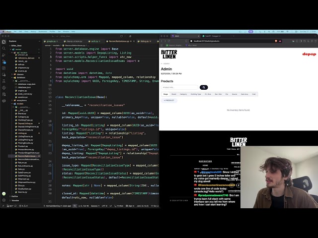 Fullstack Programming - React &  Python + FastAPI, Pydantic, SQLAlchemy (PostgreSQL)  | 09-2372026