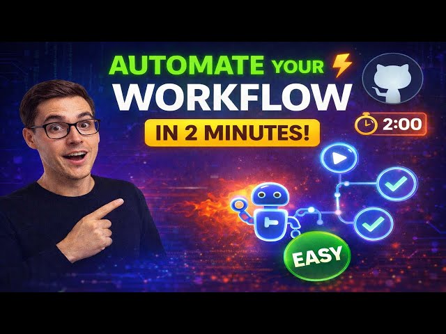Automate Your Project Workflow in 2 Minutes with GitHub Actions ⚡