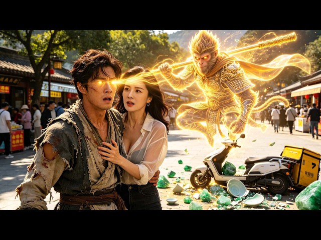 外卖小伙意外撞碎雕像，竟获火眼金睛！能辨真伪、识价值、吸宝物真气！他开启逆天捡漏之路，地摊淘宝狂赚百亿，美女鉴宝师、女总裁争着倒贴献吻！ #逆袭 #爽剧 #捡漏 #短剧 | 都市：我有一双火眼金睛