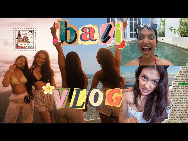 We are in Bali! *Fun* Bali Vlog 🌴🐚☀️🍉 (beach, cute cafés) || Tejasvi Rajput ||