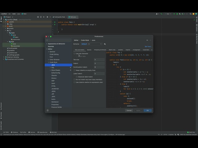 Disable Wildcard imports in IntelliJ in Mac