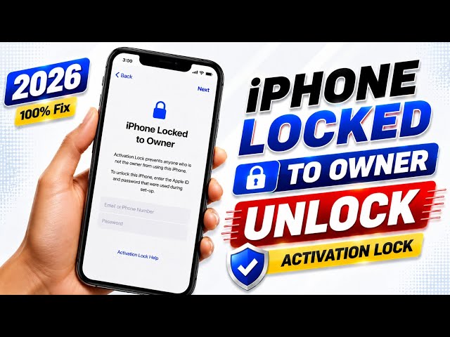 FREE METHOD 2026 || Unlock Any iPhone Locked To Owner | How To Unlock iCloud Activation Lock