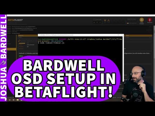 How Bardwell Sets Up His OSD in Betaflight! - FPV Tips